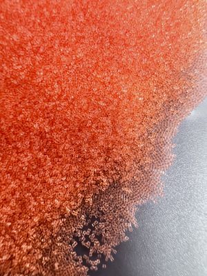 गुणवत्ता  Orange Plastic Blasting Media 0.5mm  Round Polyamide Polishing Sands फैक्टरी