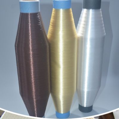 220D 0.15 मिमी पॉलिएस्टर कढ़ाई यार्न ब्राउन रंग मोनोफिलामेंट