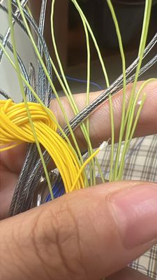 पॉलिएस्टर लेपित यार्न पीवीसी स्टर्लिंग यार्न सिलाई मोम धागा