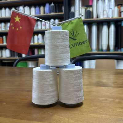 100% PVA Water Soluble Thread Eco-Friendly Low Shrinkage for Embroidery and Fabric Hollowing Out