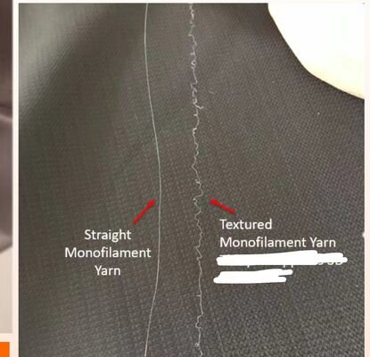 20D 30D ट्विस्ट मोनोफिलामेंट यार्न ब्राइट कलर पॉलिएस्टर मोनोफिलामेंट यार्न जूतों के लिए बुनाई मोनोफिलामेंट यार्न