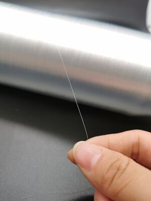 ब्रैडेड आस्तीन शुद्ध काले पीईटी मोनो फिलामेंट यार्न बुनाई बुनाई मोनोफिलामेंट पॉलिएस्टर यार्न विस्तार योग्य ब्रैडेड आस्तीन